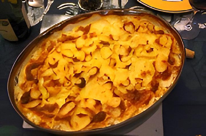 recette Gratin dauphinois au jambon et lardons