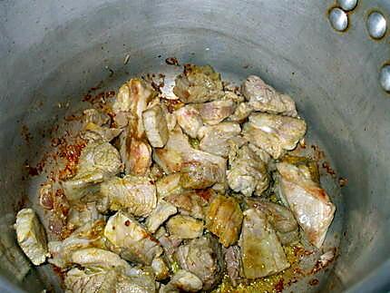 recette Tendrons de veau.... au curry...