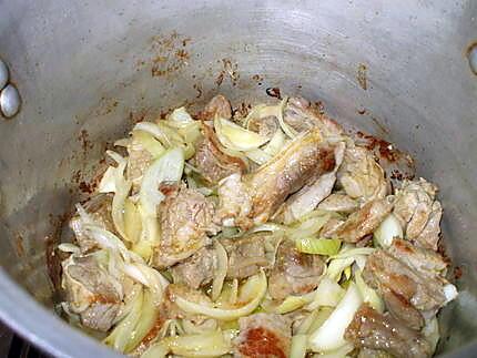 recette Tendrons de veau.... au curry...