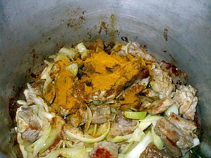 recette Tendrons de veau.... au curry...