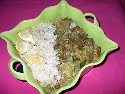 recette Tendrons de veau.... au curry...