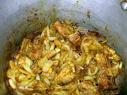 recette Tendrons de veau.... au curry...