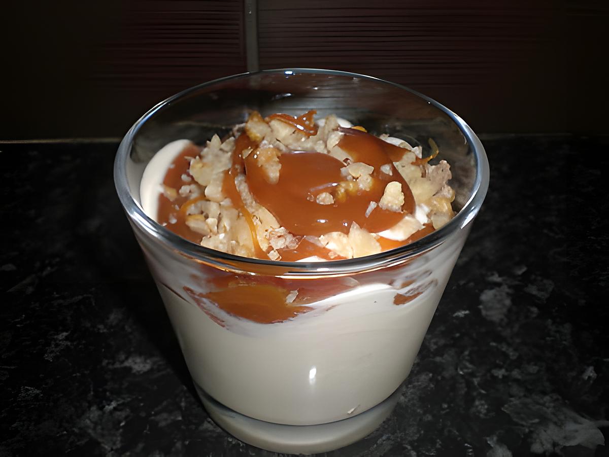 recette sunday caramel(mac fleury,daims,maltesers,M&M'S)