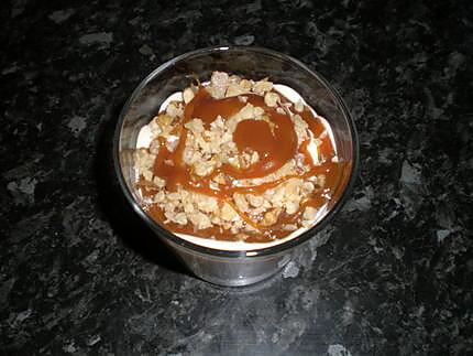 recette sunday caramel(mac fleury,daims,maltesers,M&M'S)