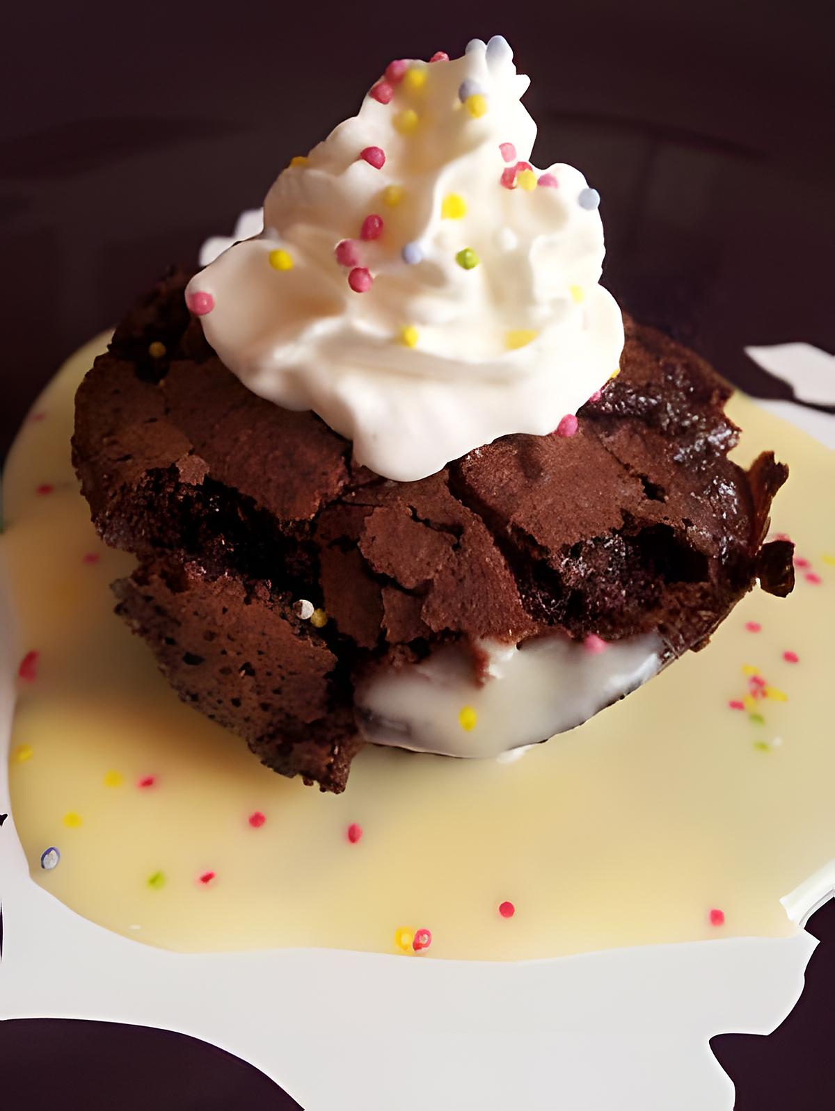 recette Fondant au chocolat en poudre