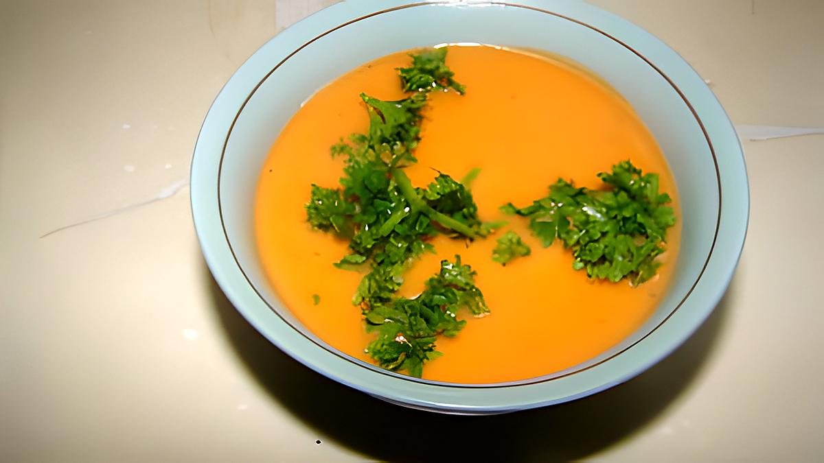 recette Crème de carotte