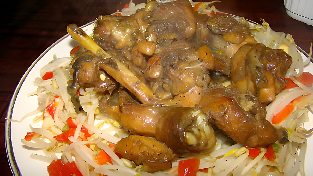 recette Poulet au gingembre (recette de l'île de Guam)