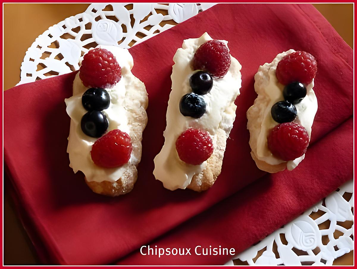 recette Biscuits gourmands aux fruits rouges