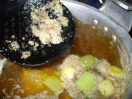 recette " Cocido con patatas y garbanzos.....(...Pot au feu...)...