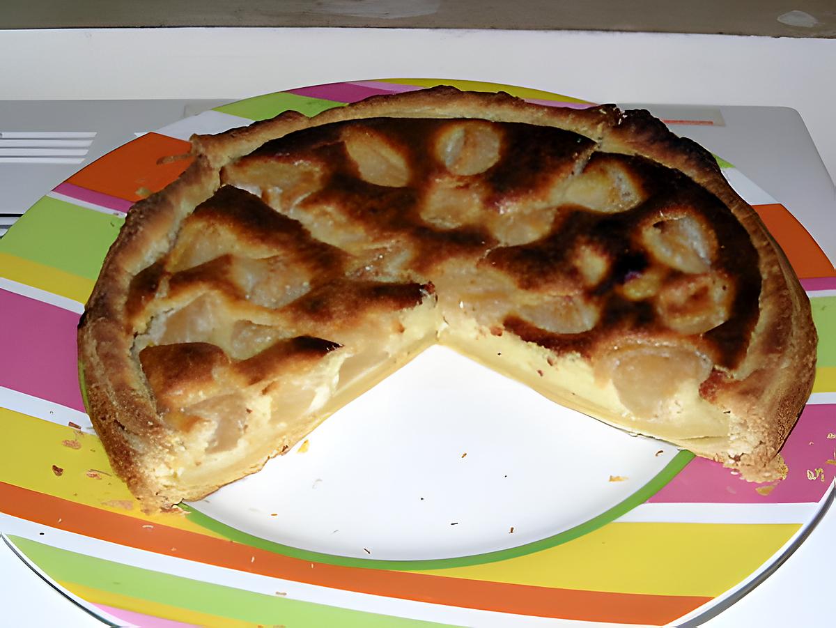 recette Tarte amandine parfum cannelle