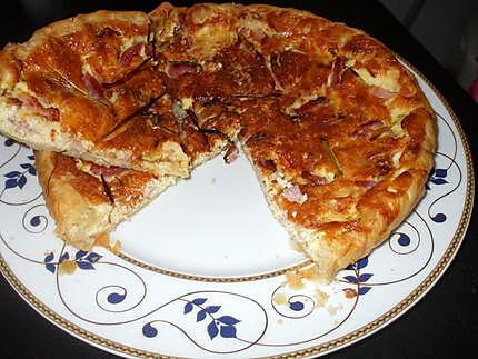 recette " Quiche  croustillante au poireau et aux petits lardons rissolés.. de " Kapiluka" ..exquisimoooooooooooo.....!!!!!"