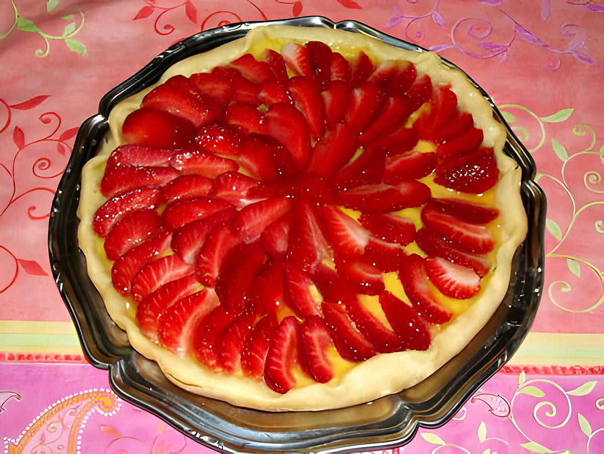 recette Tarte aux fraises