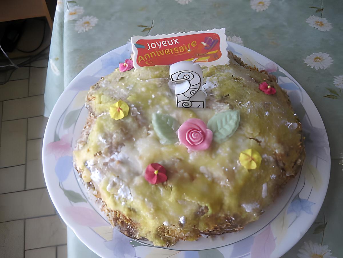 recette Gateau d'anniversaire pour mon petit frère Nolan.