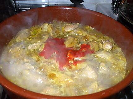 recette Estofado de pavo encebollado.....( Sauté de dinde......)...