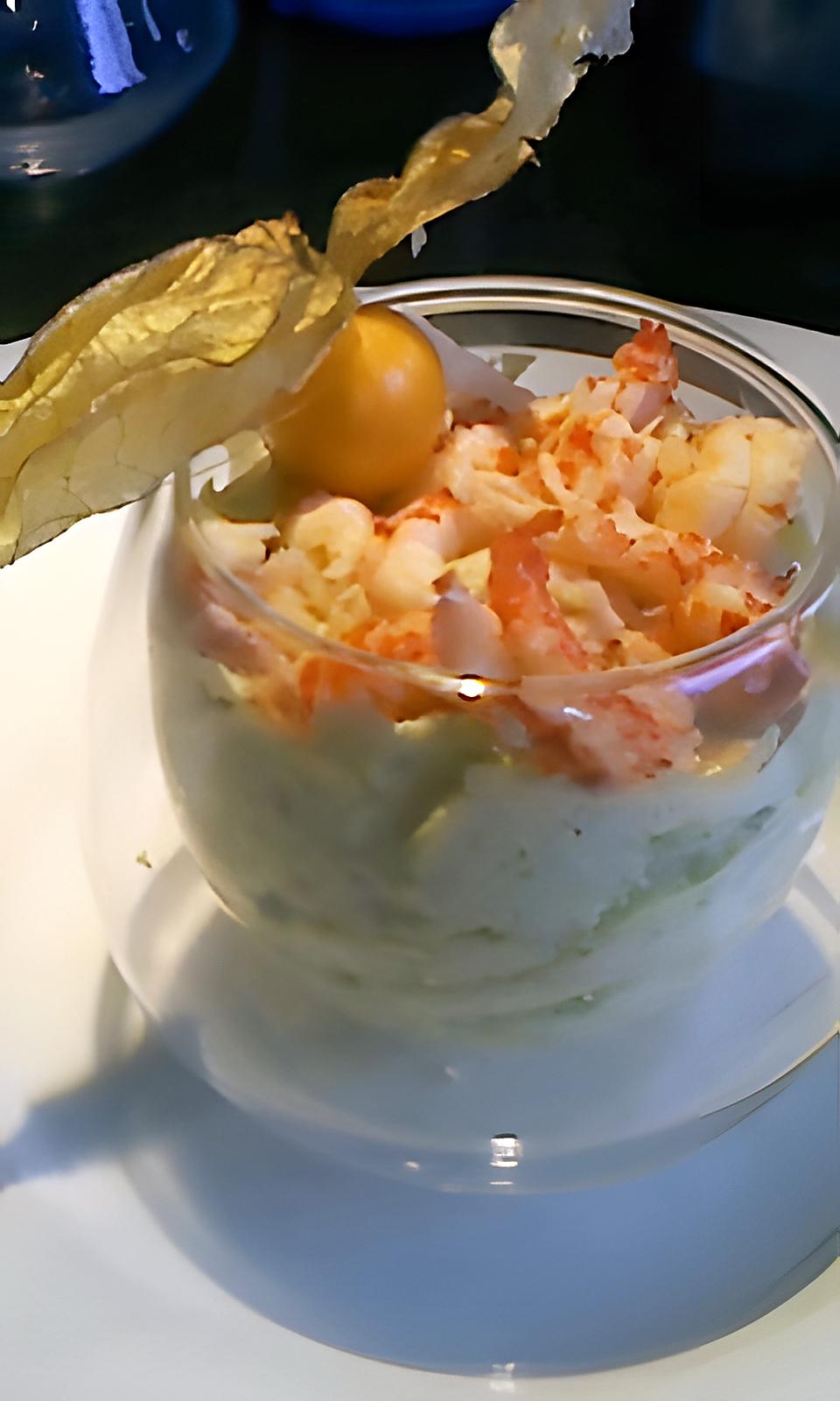 recette espuma de courgette et langoustines