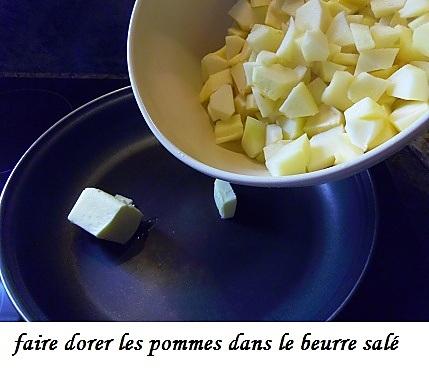 recette Fondant aux pommes et aux spéculoos