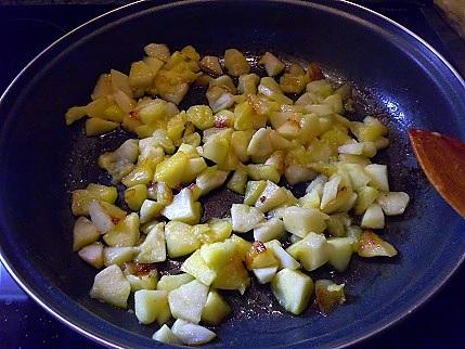 recette Fondant aux pommes et aux spéculoos