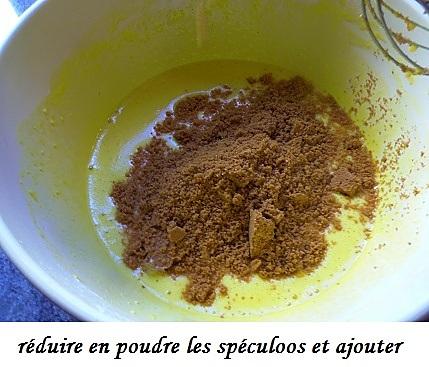 recette Fondant aux pommes et aux spéculoos