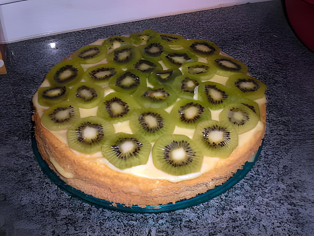 recette Tourte aux kiwis