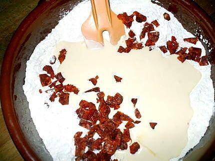 recette " Bocaditos de CHorizo"....( Petits cake au Chorizo....)