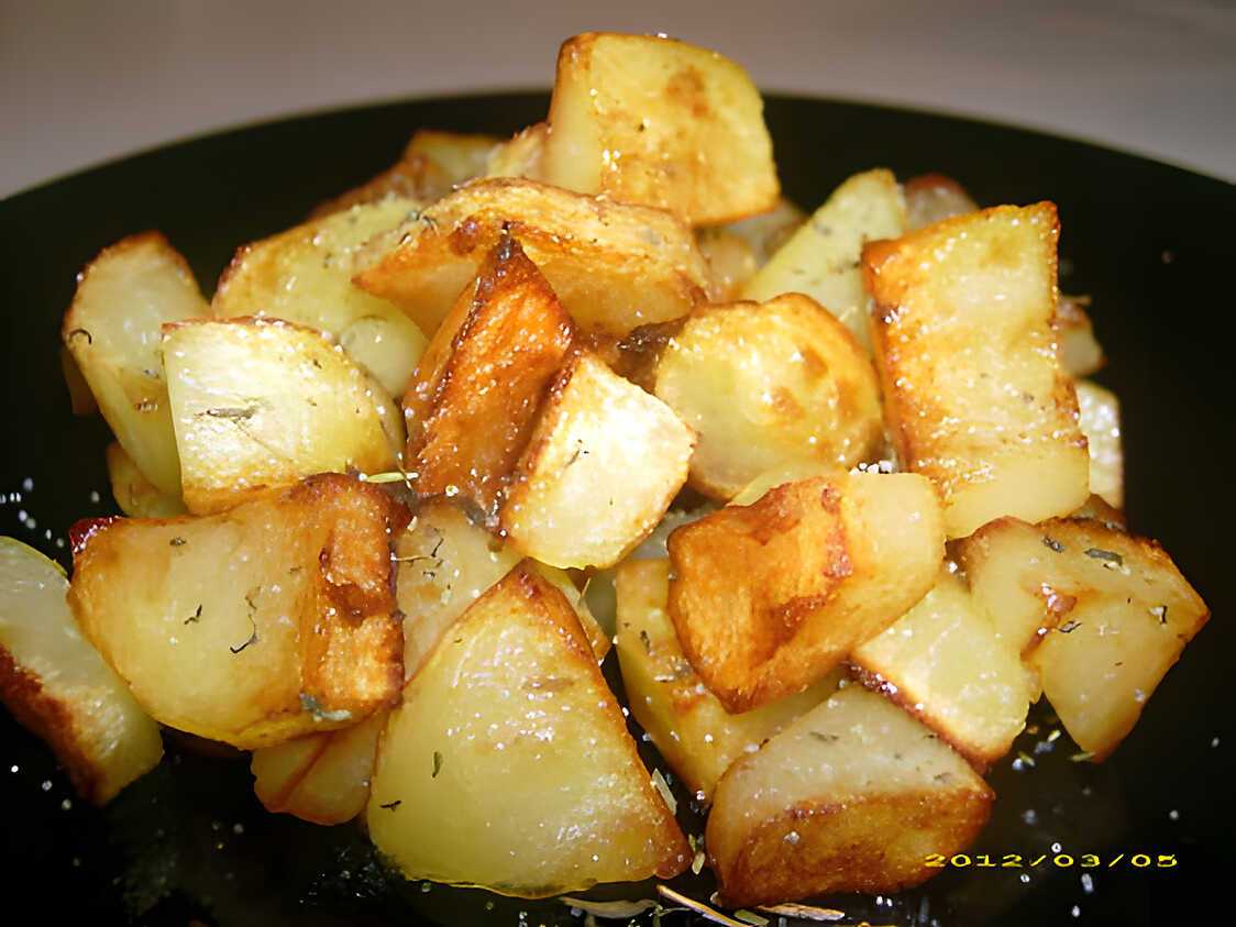 Recette de Pommes de terre rissolées