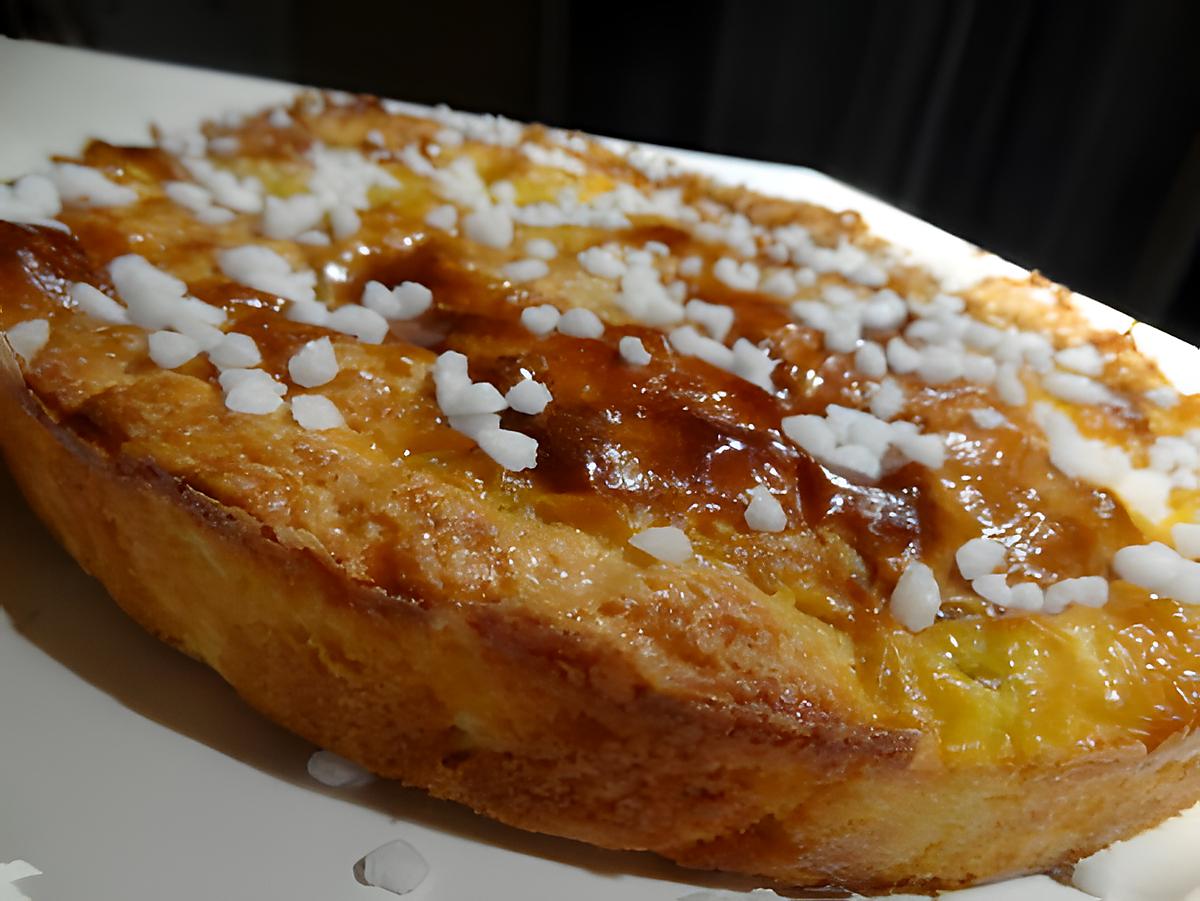 recette Tarte au sucre à la fleur d'oranger