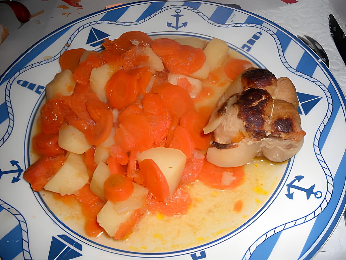 recette Paupiettes de veau aux carottes