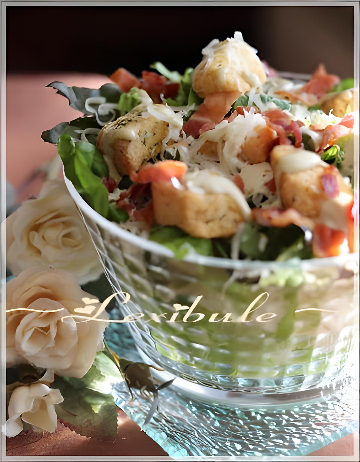 recette Salade César de Ricardo