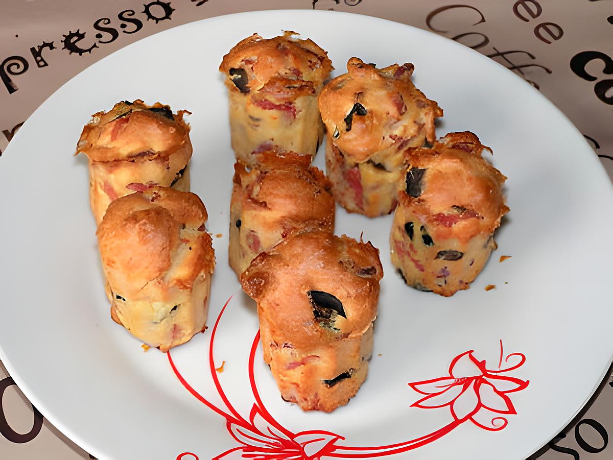 recette Mini cannelés jambon olive