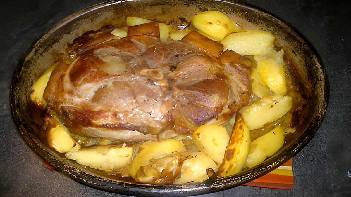 recette Rouelle de porc au four