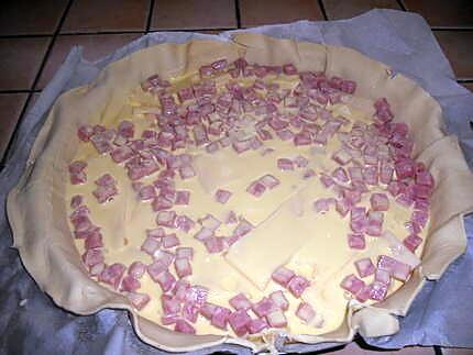 recette Tarte jambon, fromage