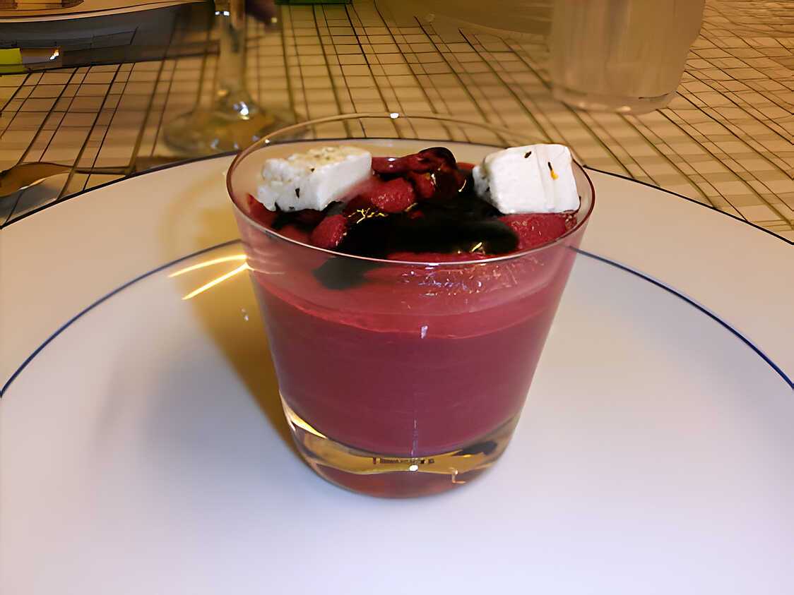 Recette de Verrine betterave rouge