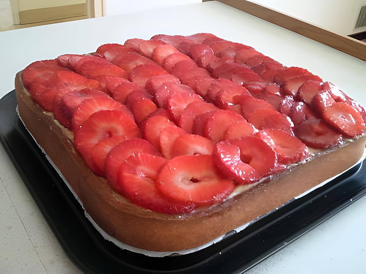 recette Tarte aux fraises "rapide"