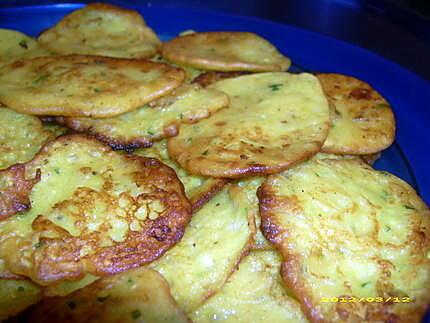 recette röstis de pommes de terre et courgettes à l'indienne