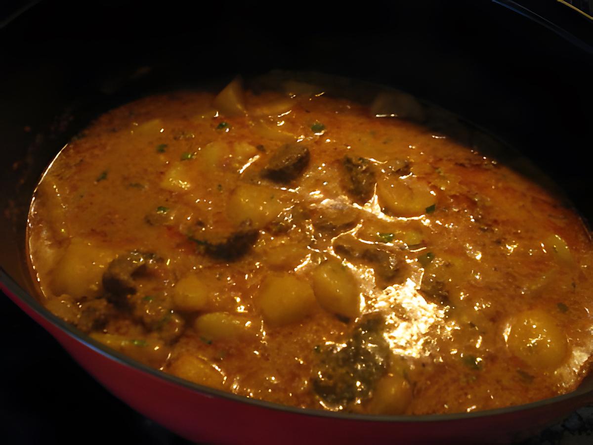 recette GOULASH DE BOEUF