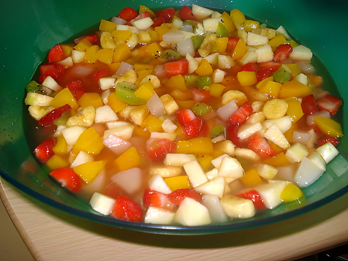 recette MA SALADE DE FRUITS