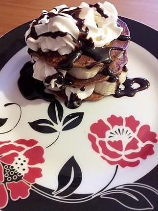 recette Millefeuilles de pancakes au nutella gourmand