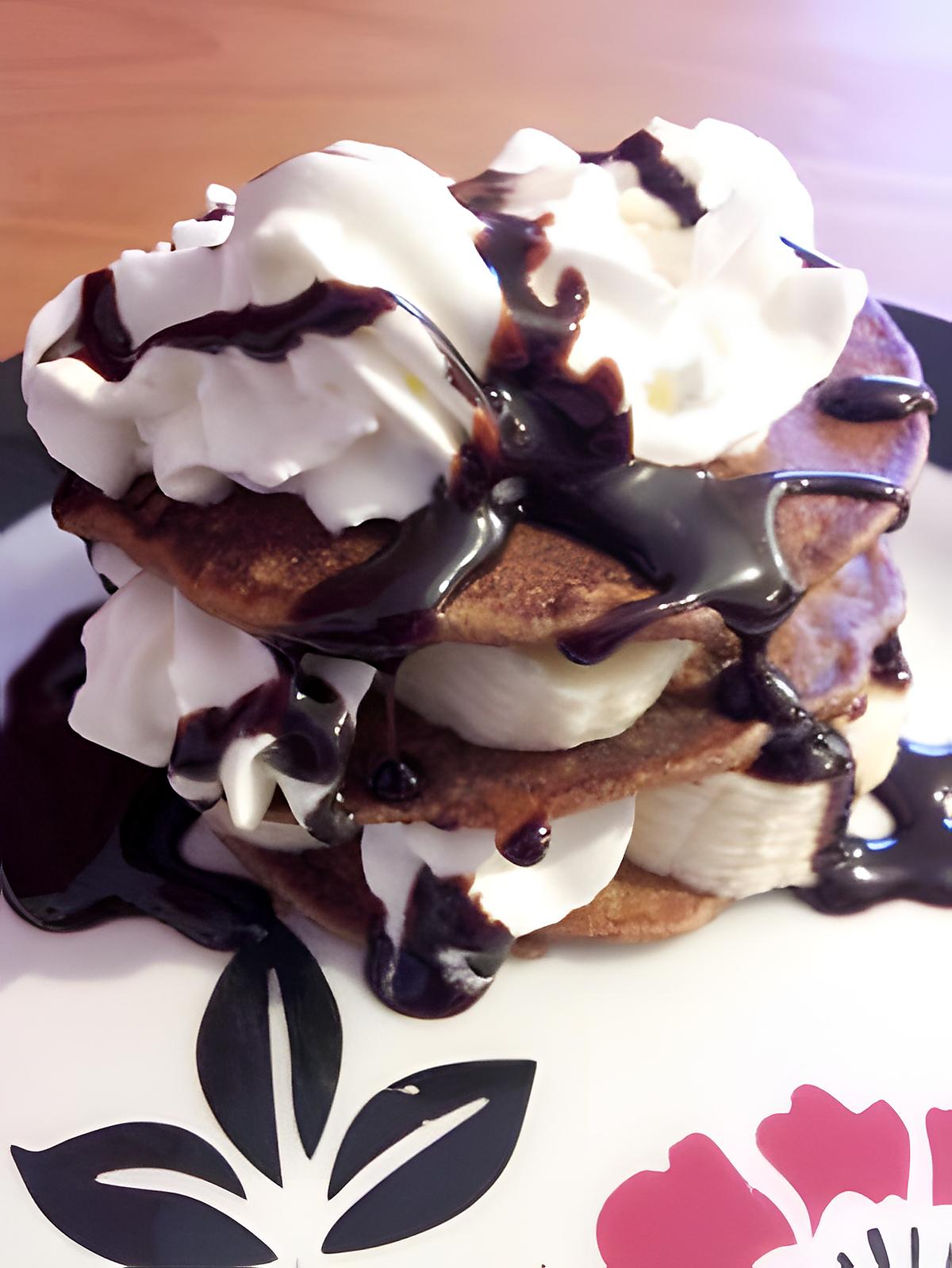 recette Millefeuilles de pancakes au nutella gourmand