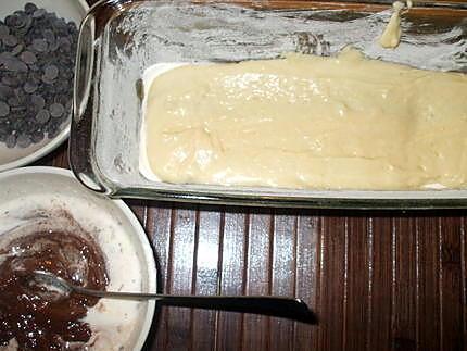 recette Cake au Nutella et Pépites de CHocolat....
