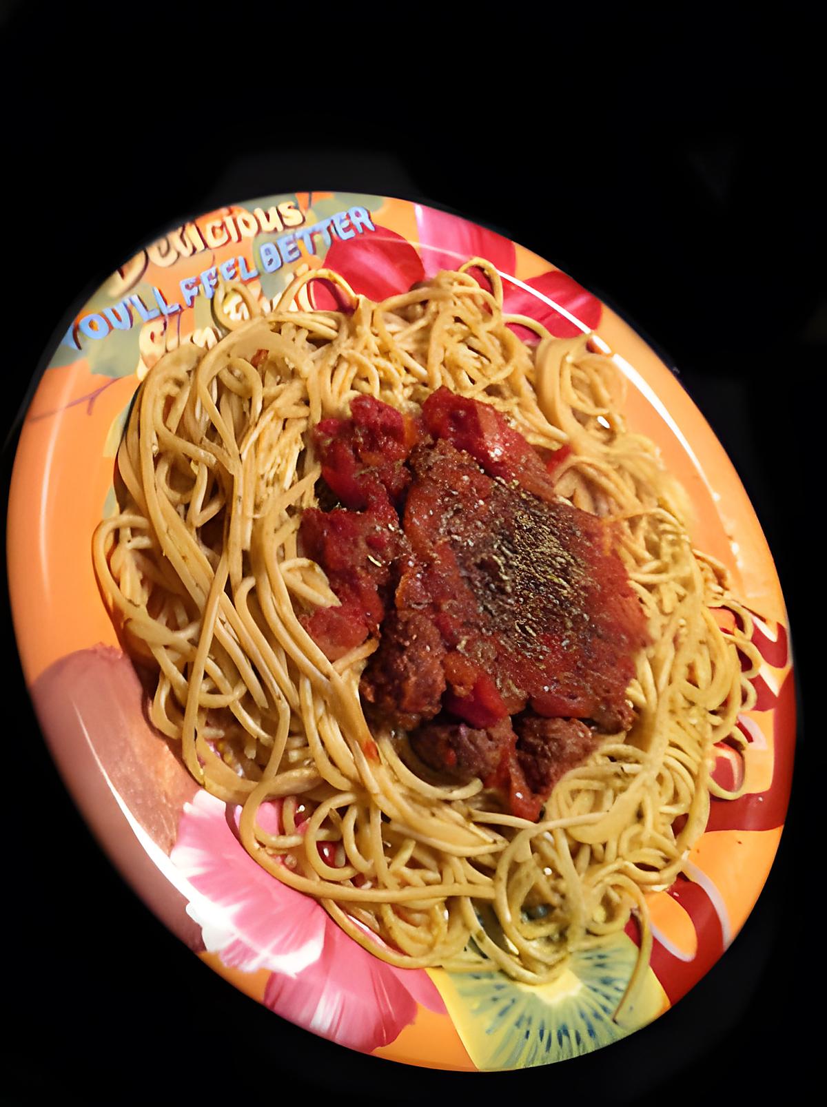 recette Spaguettis Boulettes !