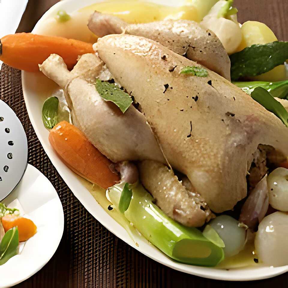 Recette de Poule au pot façon grand-mère