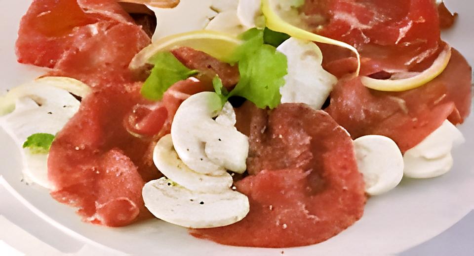 recette Carpaccio de boeuf