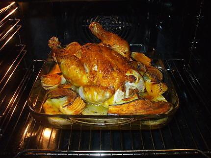 recette " Poulet croustillant du dimanche"...