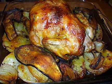 recette " Poulet croustillant du dimanche"...