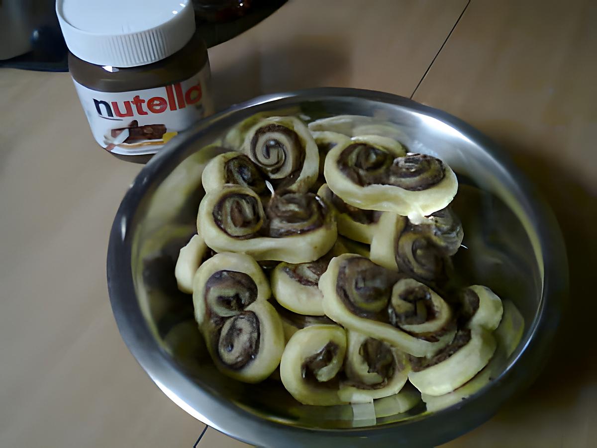 recette Palmitos au Nutella