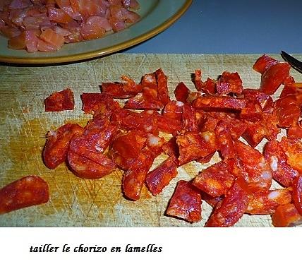 recette Salade de petits pois au saumon et au chorizo