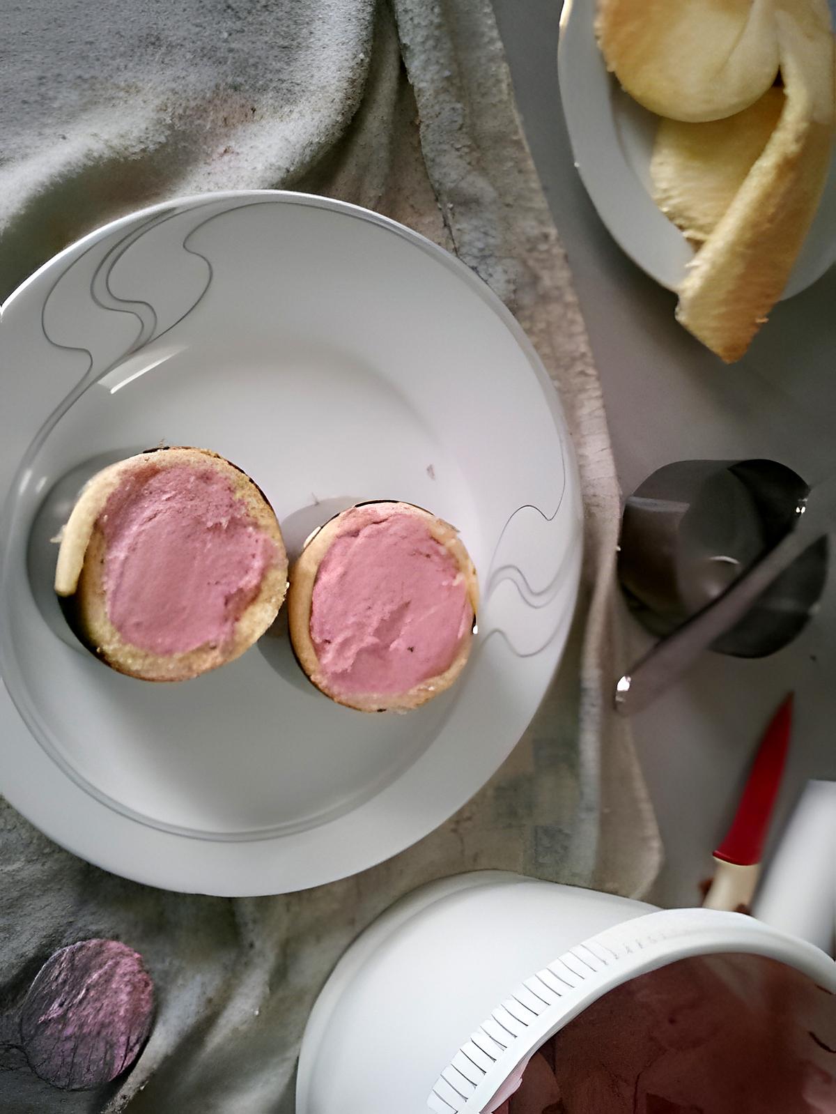 recette MINI CHARLOTTE A LA FRAMBOISE