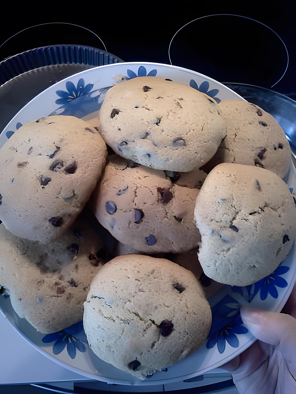 recette cookies aux pépites de chocolat