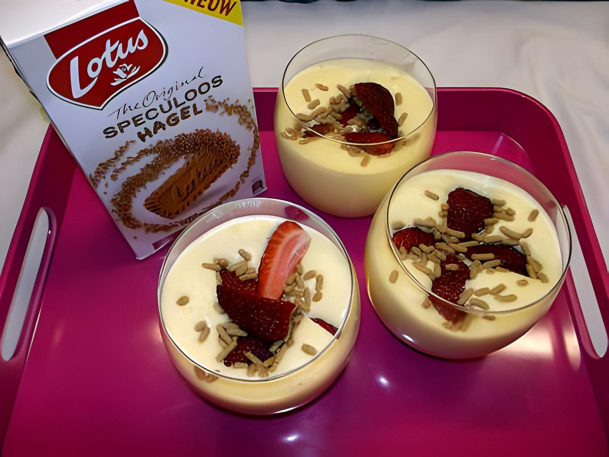 recette tiramisu fraises et speculoos