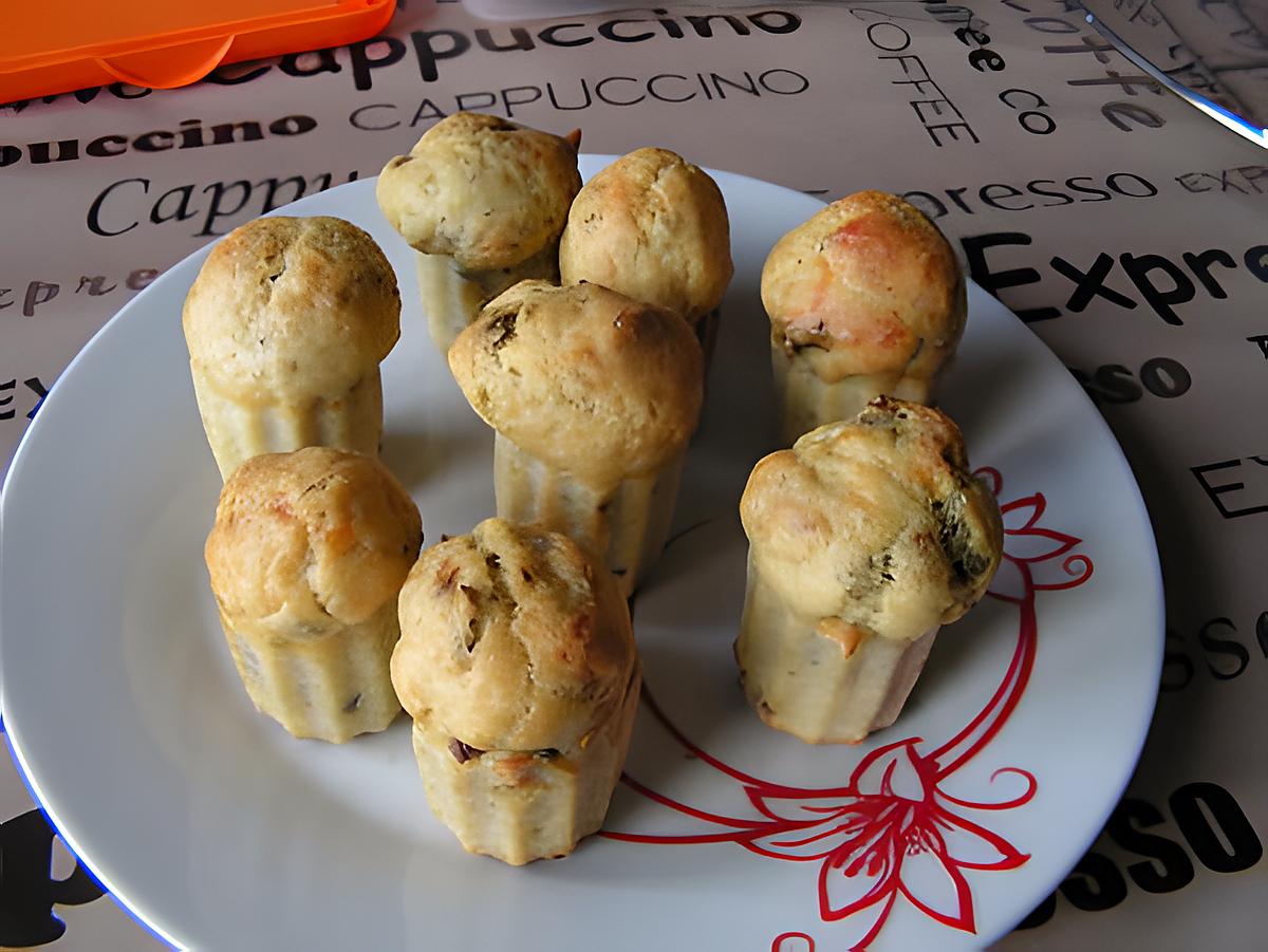 recette Mini cannelés tomates séchées fromage